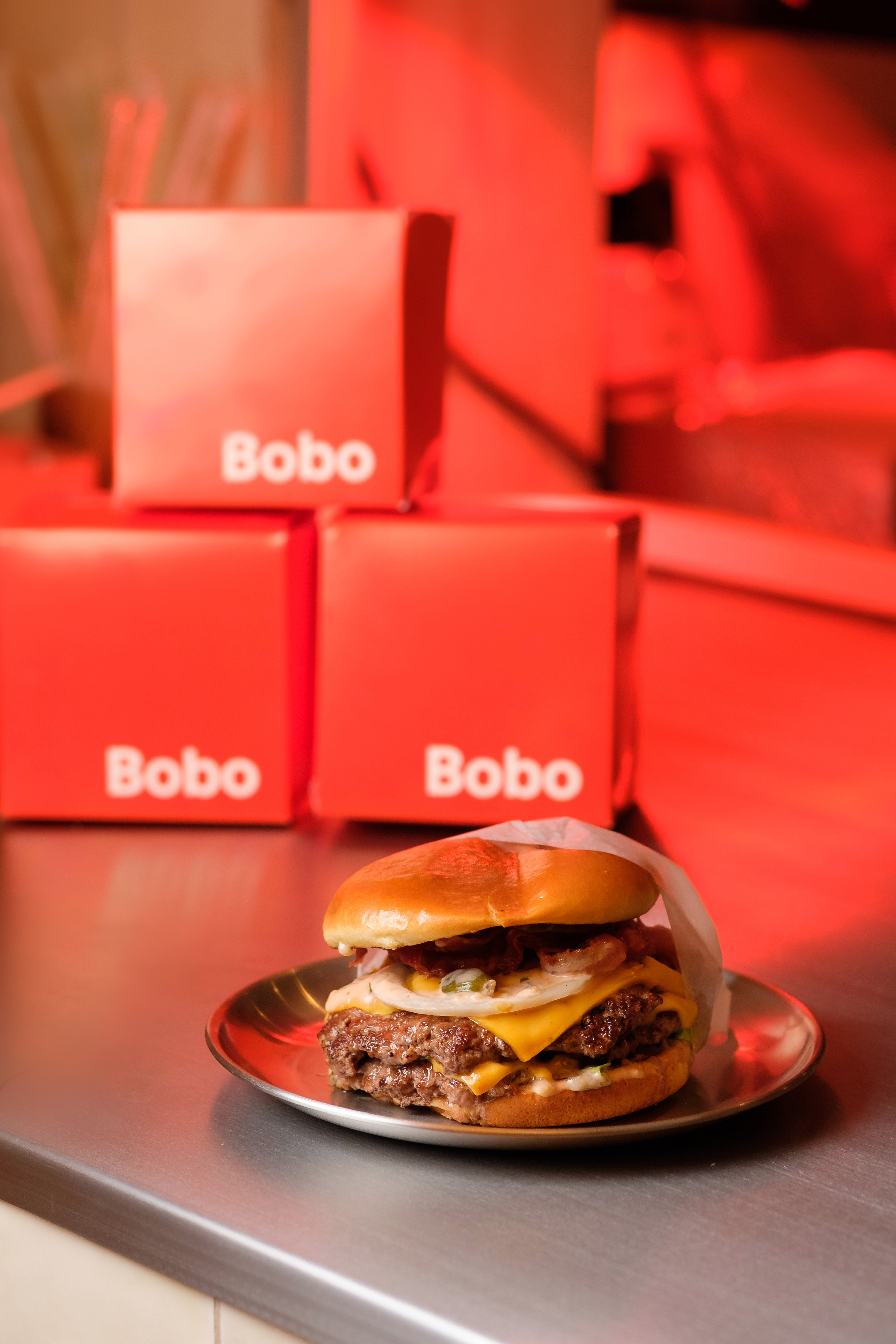 Bobo burger fotografia comercial